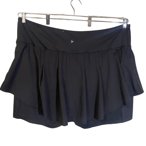 Old Navy Active High-Waisted Powersoft Back Pleated Skort Black Plus Size 4X - Picture 9 of 9